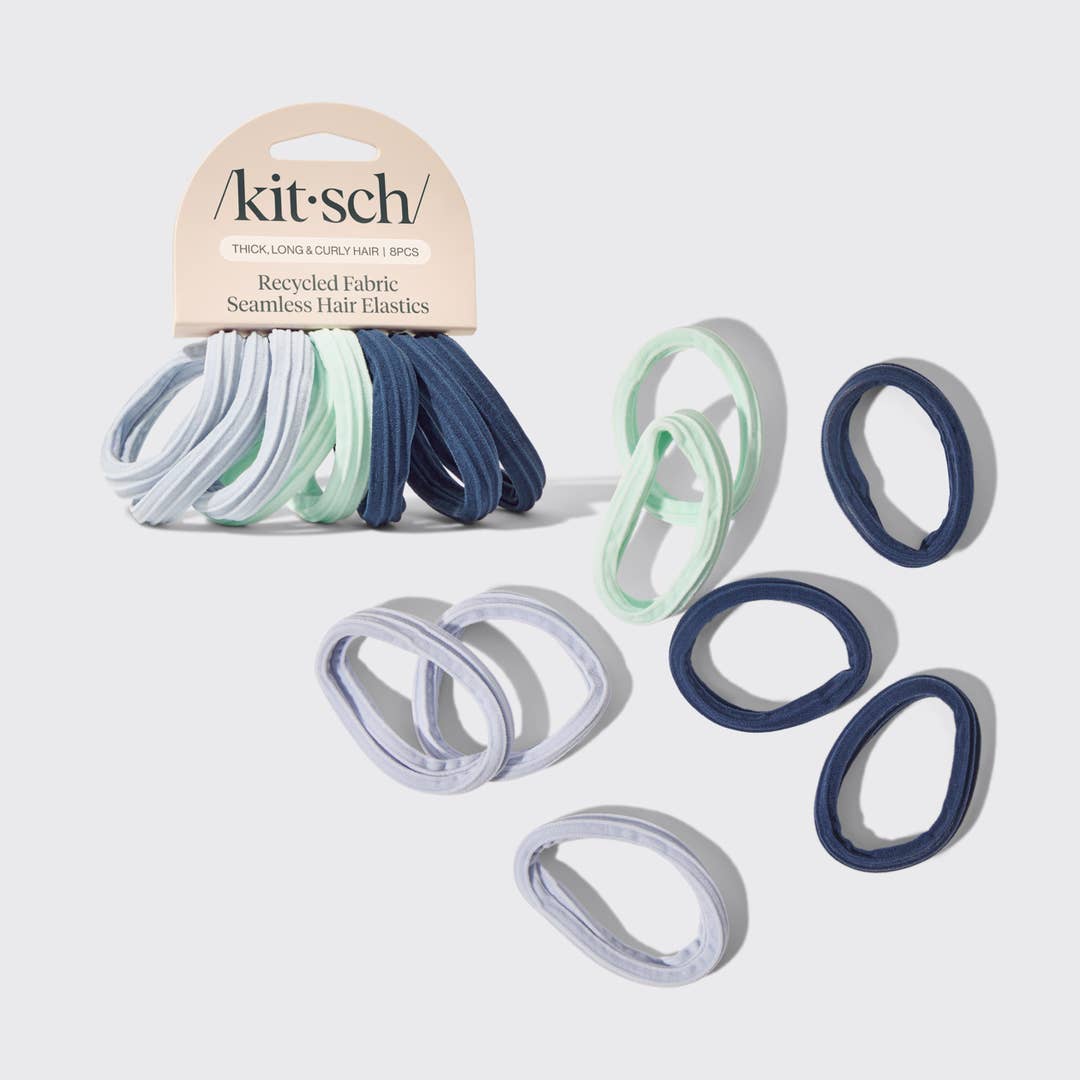HAIR ELASTICS in SEAMLESS BLUES by KITSCH
