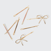BOBBY PINS in ROSEWOOD CLOUD & BOW by KITSCH