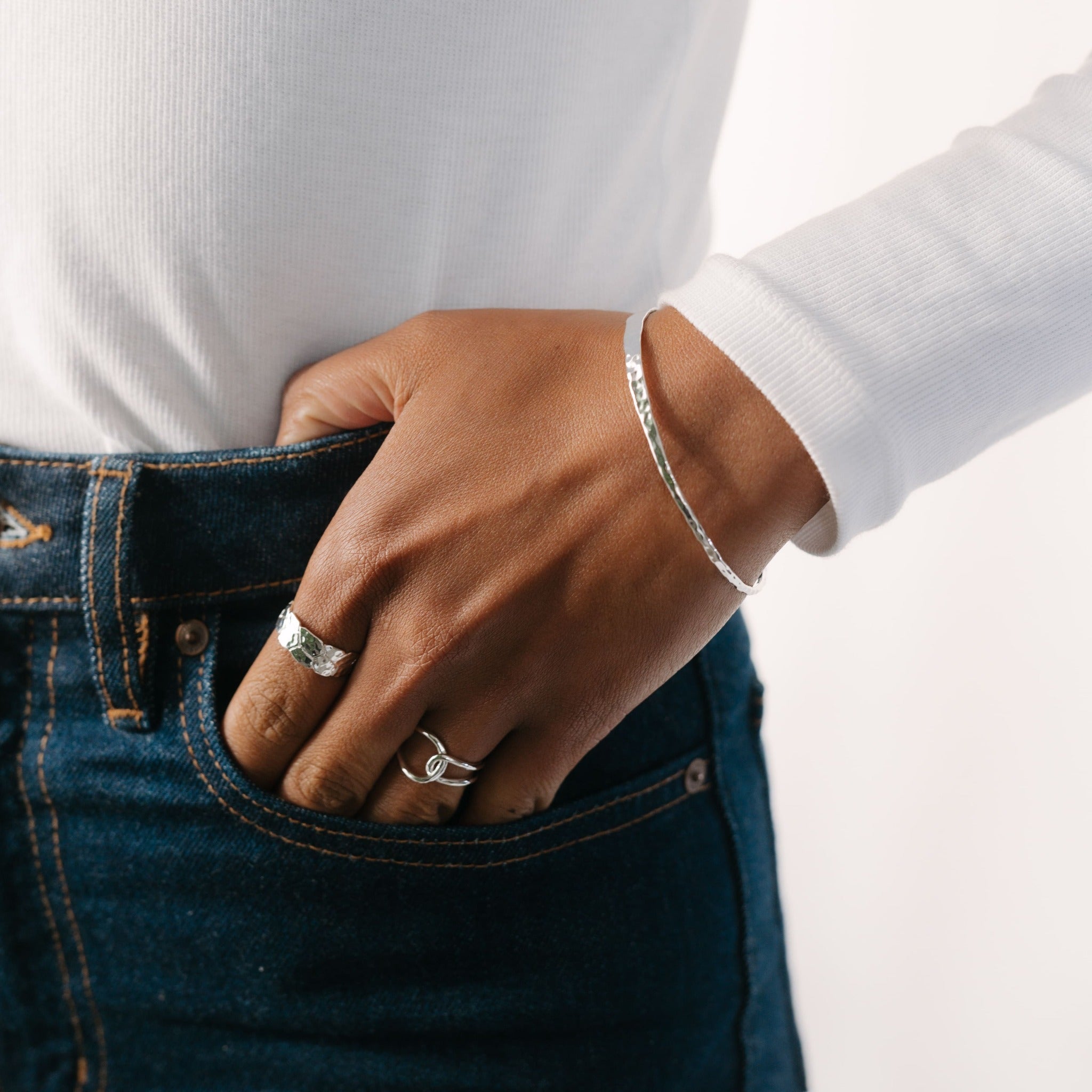 BONDED RING in SILVER by GLEE