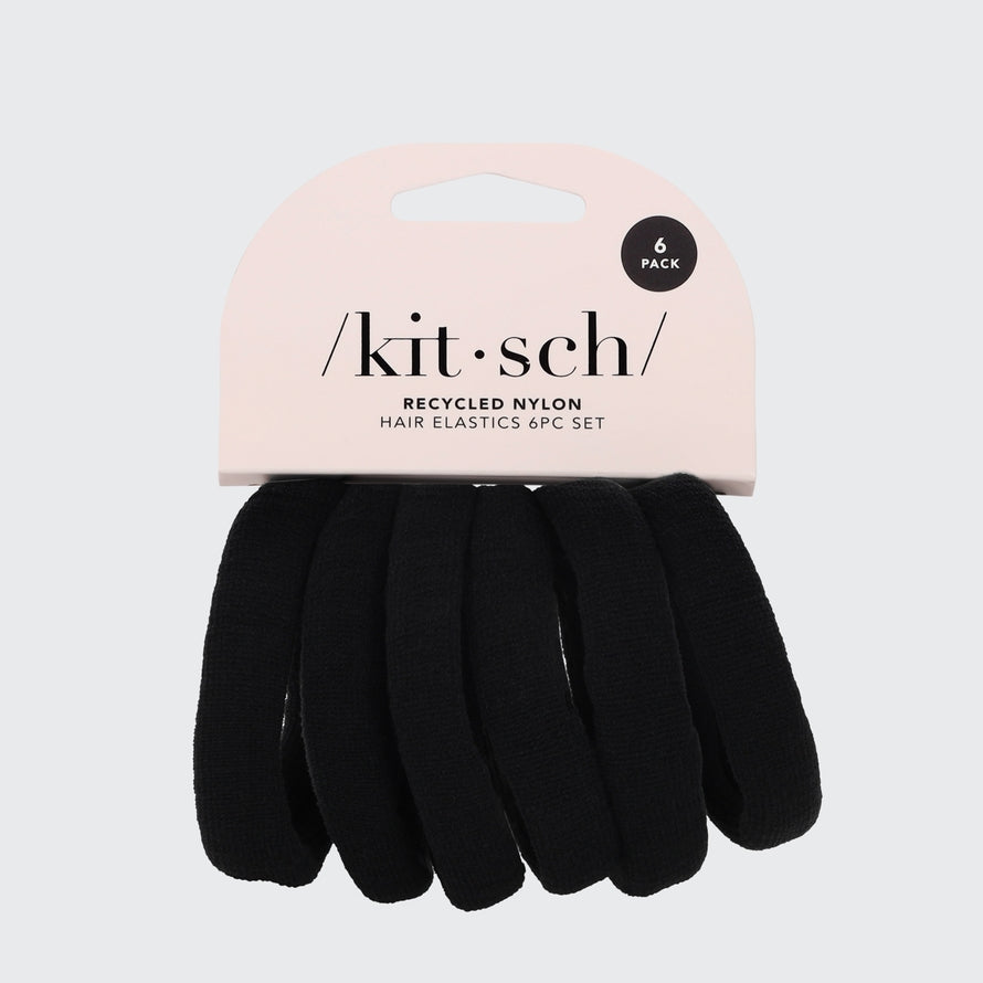 HAIR ELASTICS in BLACK EXTRA THICK by KITSCH