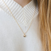 COASTAL KISS NECKLACE in GOLD by GLEE