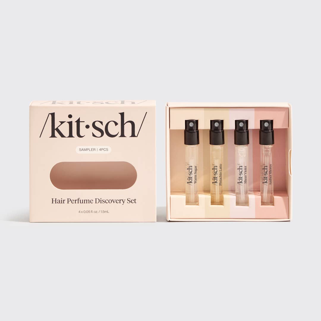 HAIR & BODY PERFUME MIST DISCOVERY SET in 4 SCENTS by KITSCH