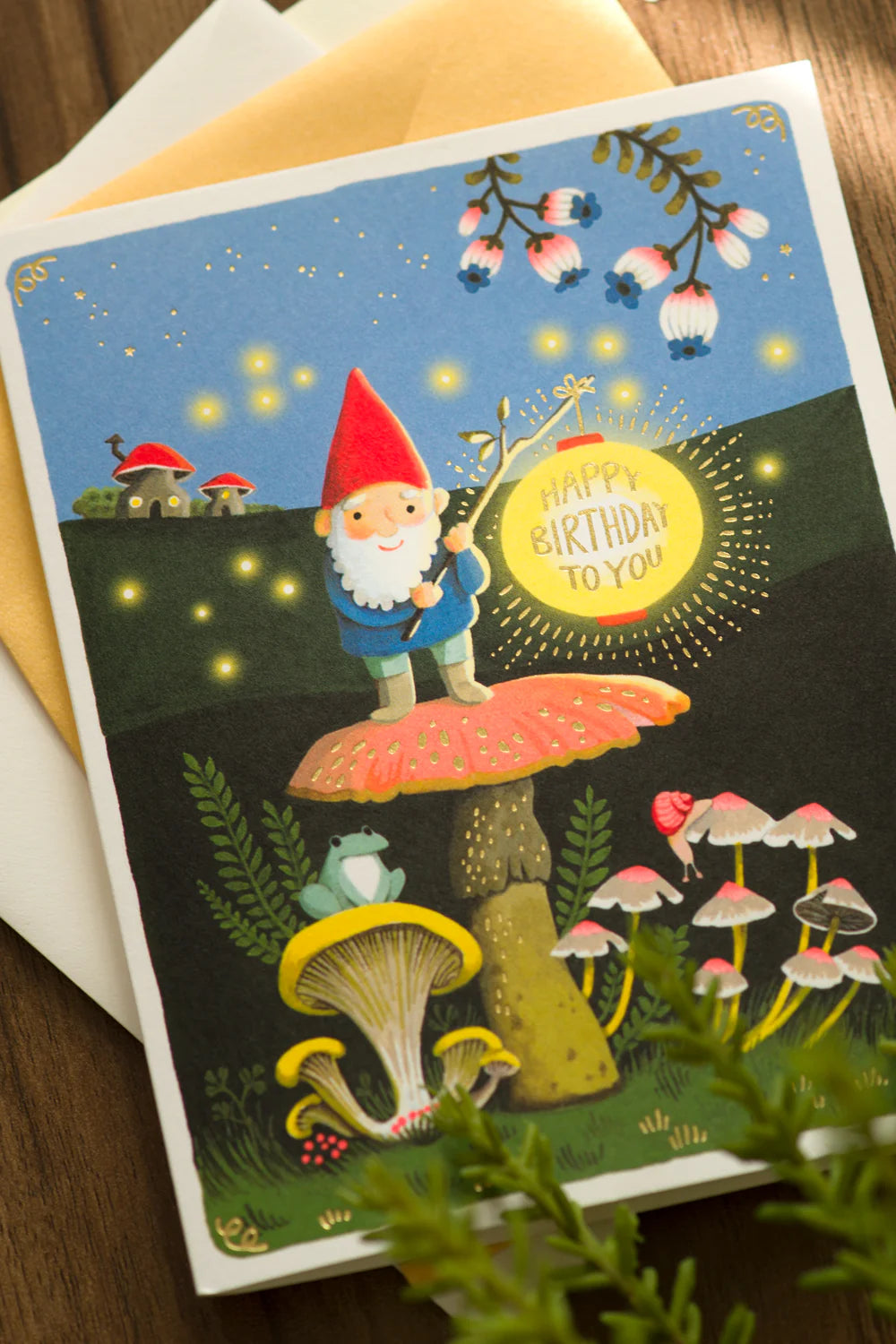 GNOME BIRTHDAY GREETING CARD