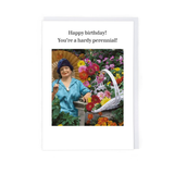HARDY PERENNIAL BIRTHDAY CARD