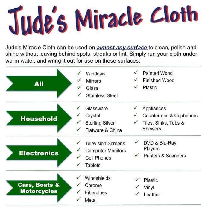 WHITE CLOTH 1PK by JUDE'S MIRACLE CLOTH