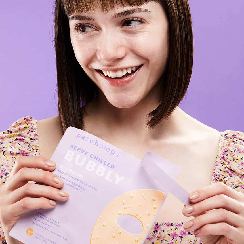 CHILLED BUBBLY BRIGHT FACE MASK by PATCHOLOGY