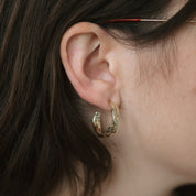 RAVISHING RAMONA HOOPS in GOLD by GLEE
