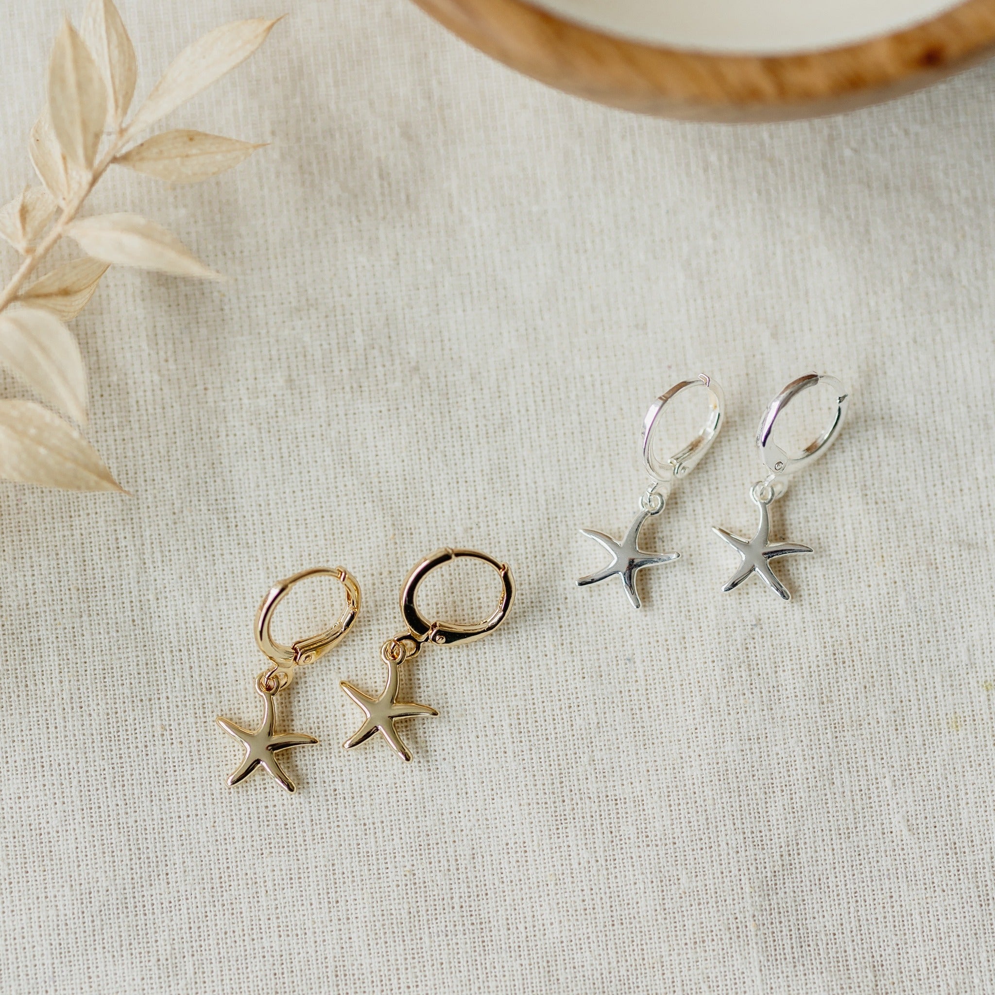 SEASHORE SERENITY HOOPS in SILVER by GLEE