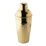 COBBLER SHAKER HAMMERED GOLD