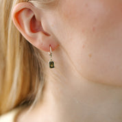 SHINE HOOPS in GOLD & MOSS GREEN by GLEE