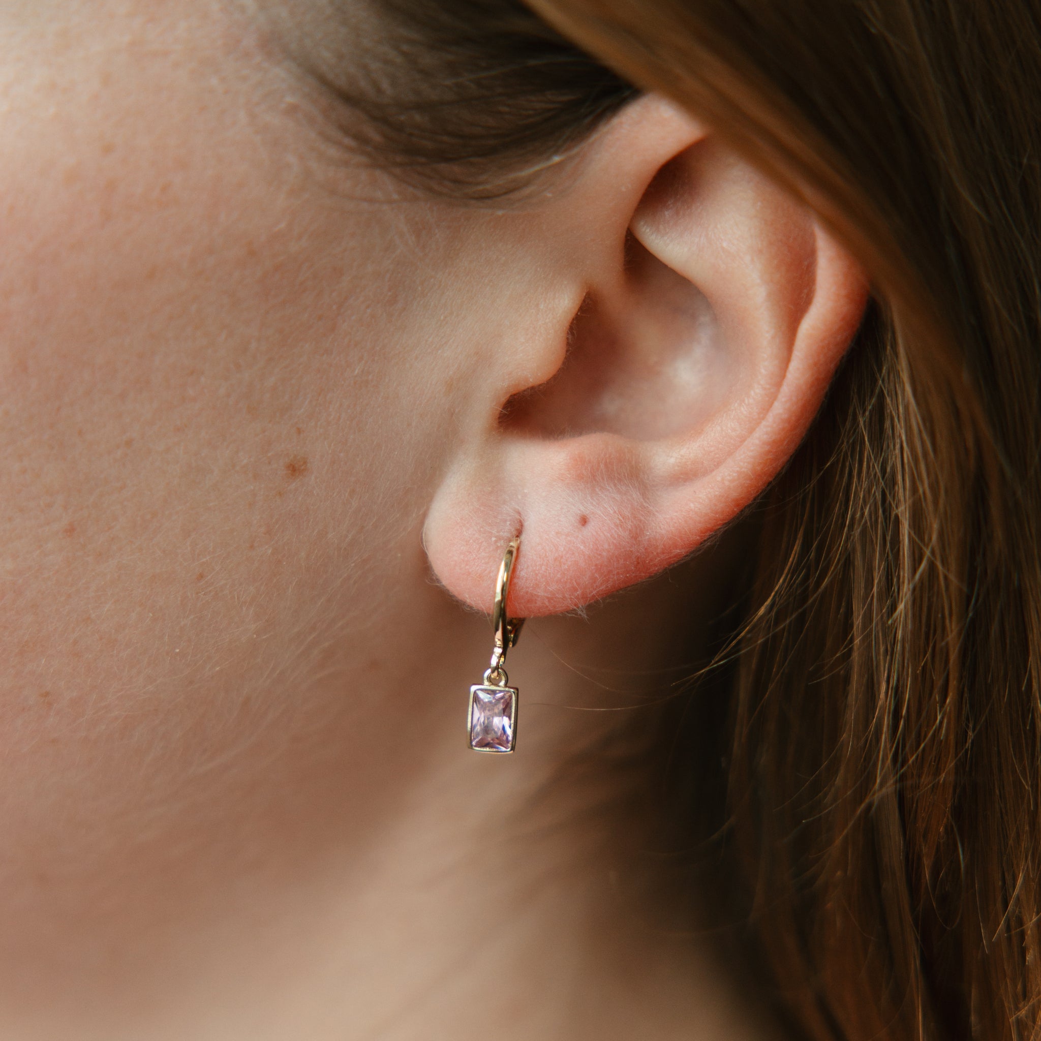SHINE HOOPS in GOLD & PINK by GLEE