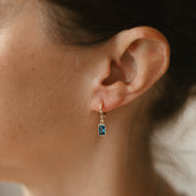 SHINE HOOPS in GOLD & SKY BLUE by GLEE