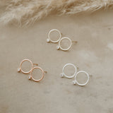 TEAGEN STUDS in GOLD by GLEE