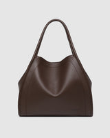 SUTTON SHOULDER BAG in CHOCOLATE by LOUENHIDE