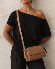 SOPHIA CROSSBODY BAG in HONEY by LOUENHIDE