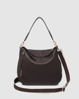 NADIA SHOULDER BAG in CHOCOLATE by LOUENHIDE
