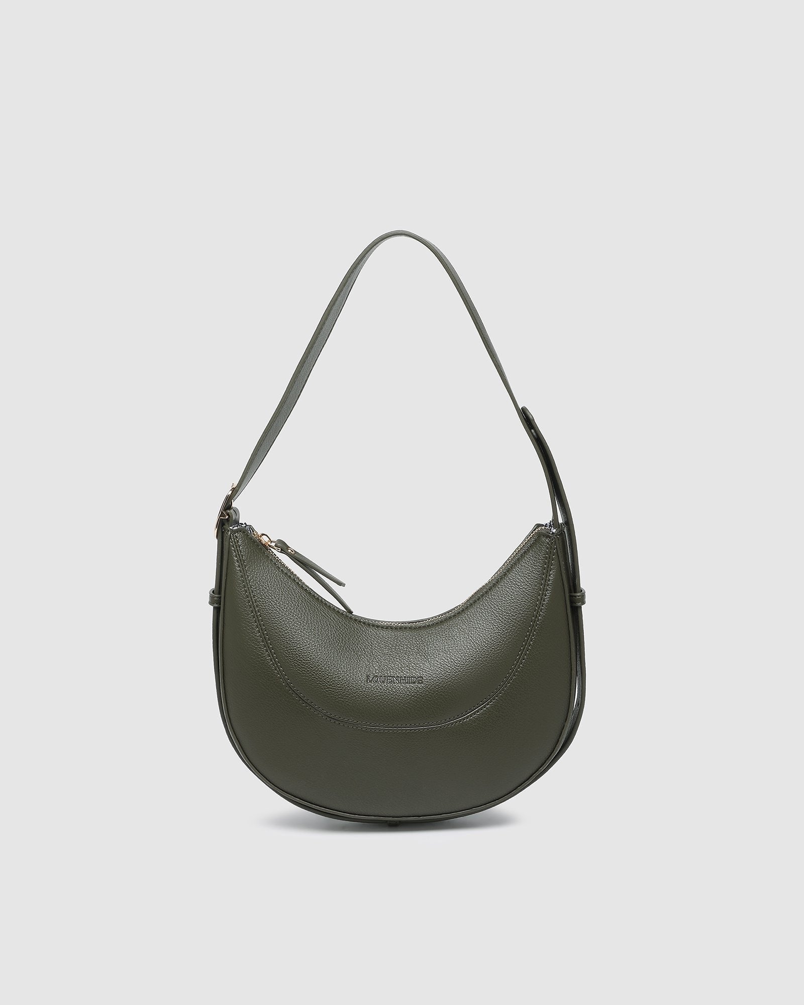 LANE CROSSBODY BAG in OLIVE by LOUENHIDE