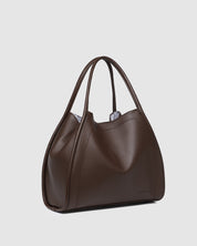 SUTTON SHOULDER BAG in CHOCOLATE by LOUENHIDE