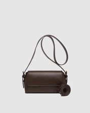 SOPHIA CROSSBODY BAG in CHOCOLATE by LOUENHIDE