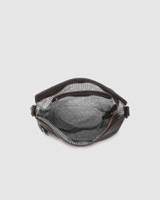 NADIA SHOULDER BAG in CHOCOLATE by LOUENHIDE