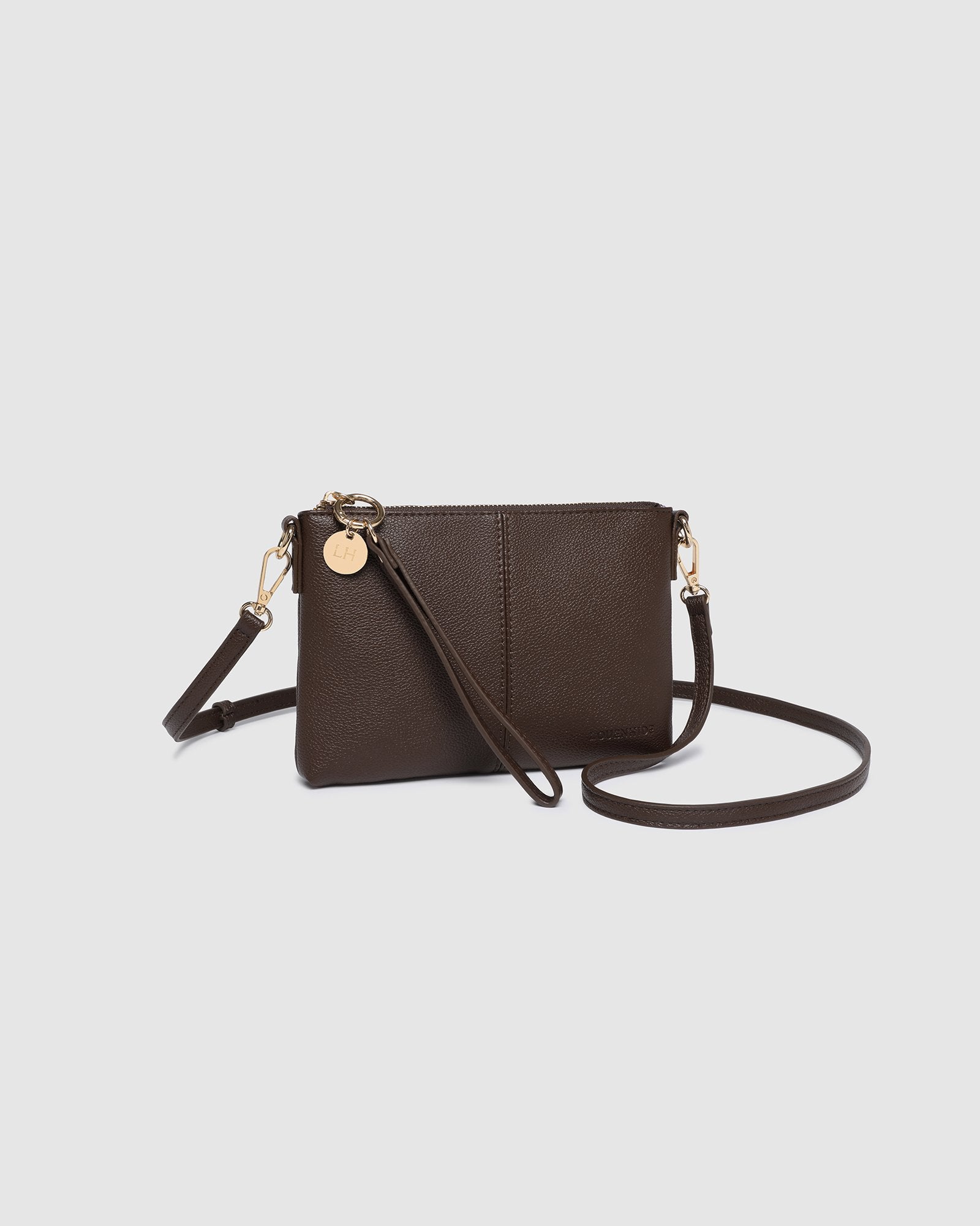 BABY SOPHIE CROSSBODY BAG in CHOCOLATE by LOUENHIDE
