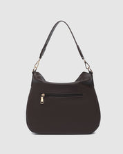 NADIA SHOULDER BAG in CHOCOLATE by LOUENHIDE