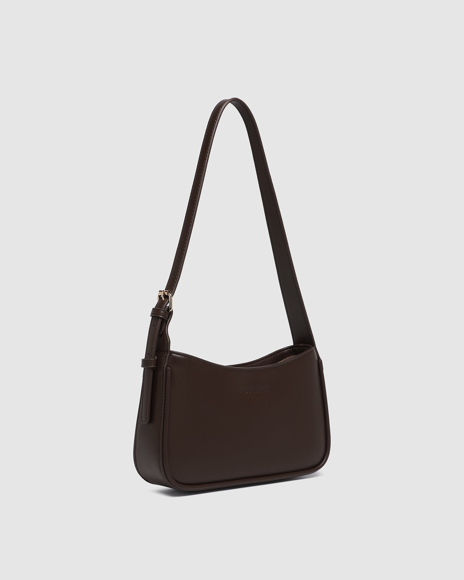 IVY SHOULDER BAG in CHOCOLATE by LOUENHIDE