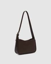 IVY SHOULDER BAG in CHOCOLATE by LOUENHIDE