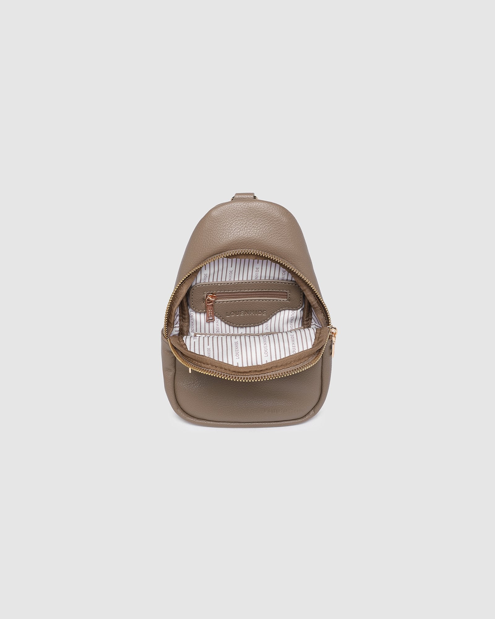 BABY BELLA SLING BAG in MOCHA by LOUENHIDE