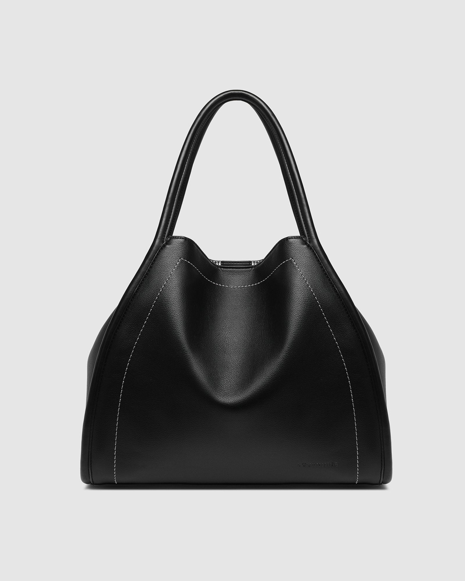 SUTTON SHOULDER BAG in BLACK by LOUENHIDE