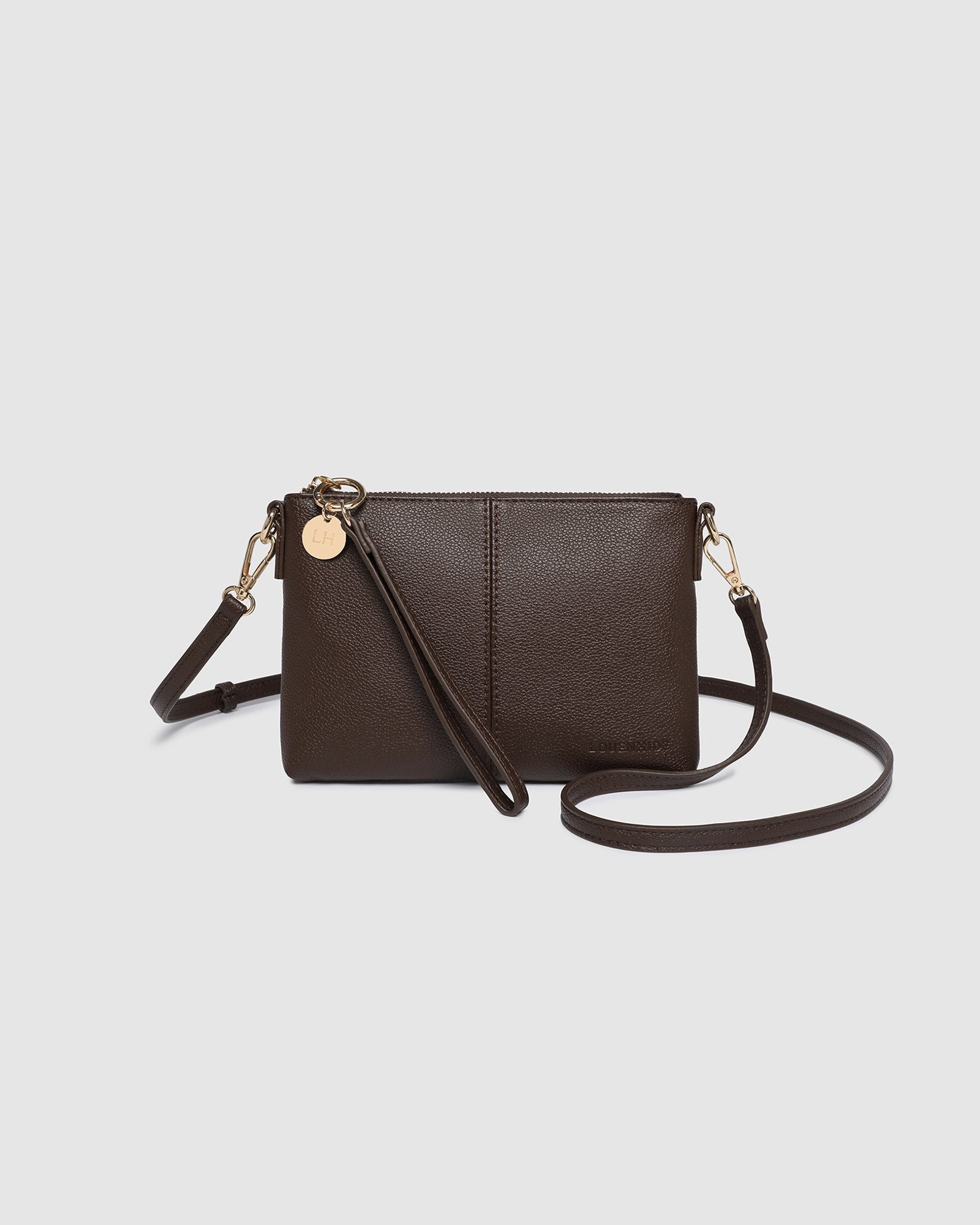 BABY SOPHIE CROSSBODY BAG in CHOCOLATE by LOUENHIDE
