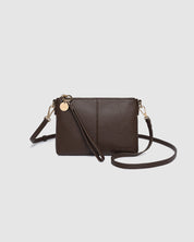 BABY SOPHIE CROSSBODY BAG in CHOCOLATE by LOUENHIDE