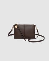 BABY SOPHIE CROSSBODY BAG in CHOCOLATE by LOUENHIDE