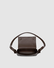 SOPHIA CROSSBODY BAG in CHOCOLATE by LOUENHIDE