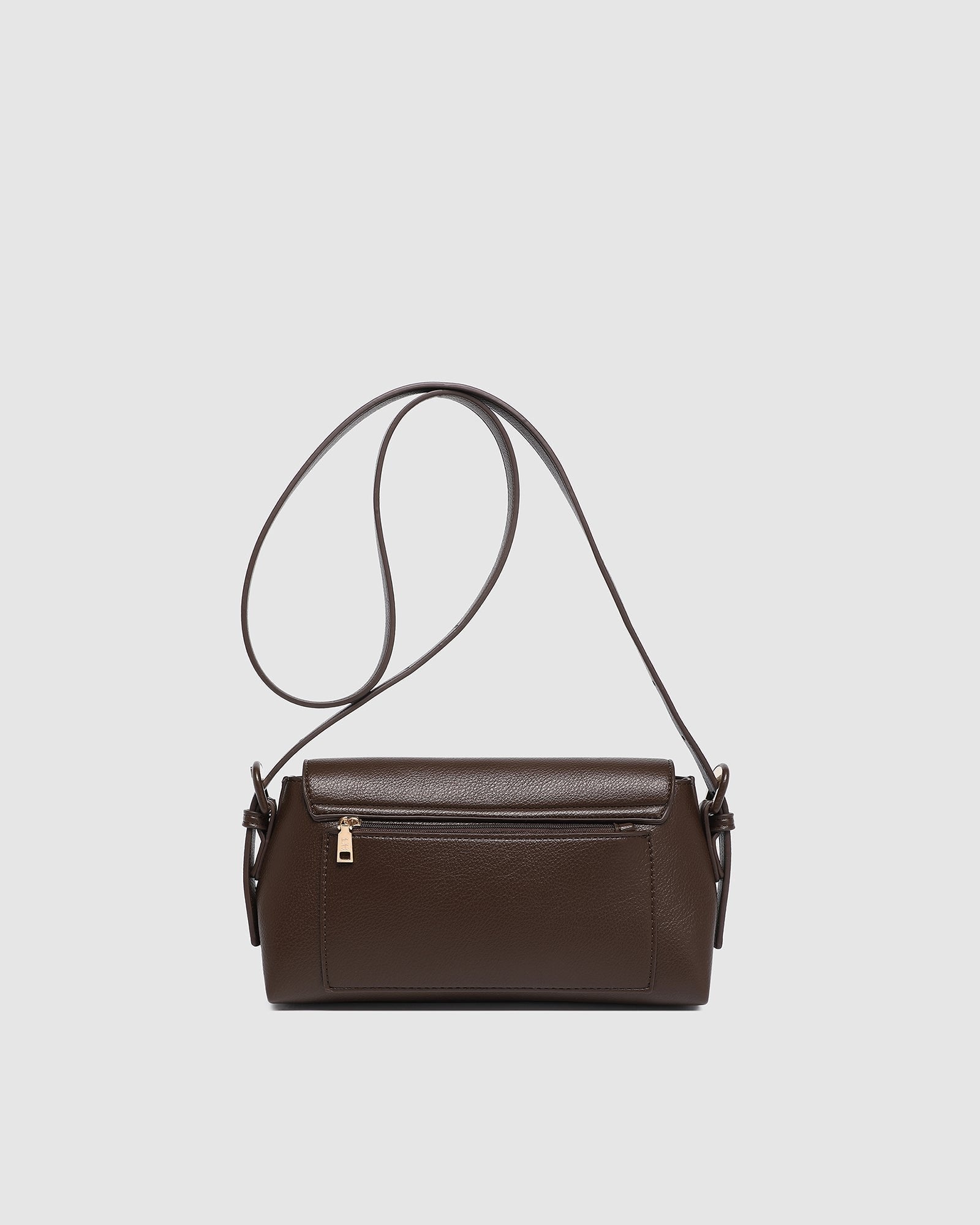 SOPHIA CROSSBODY BAG in CHOCOLATE by LOUENHIDE