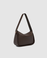 MADDIE SHOULDER BAG in CHOCOLATE by LOUENHIDE
