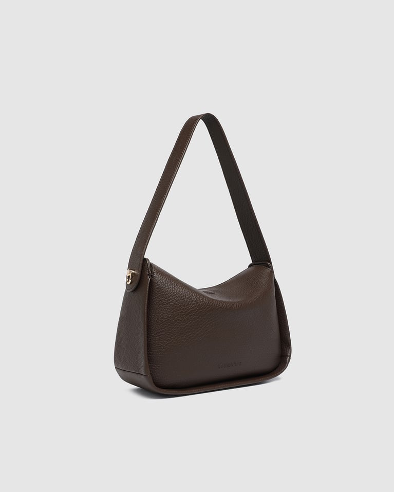 MADDIE SHOULDER BAG in CHOCOLATE by LOUENHIDE