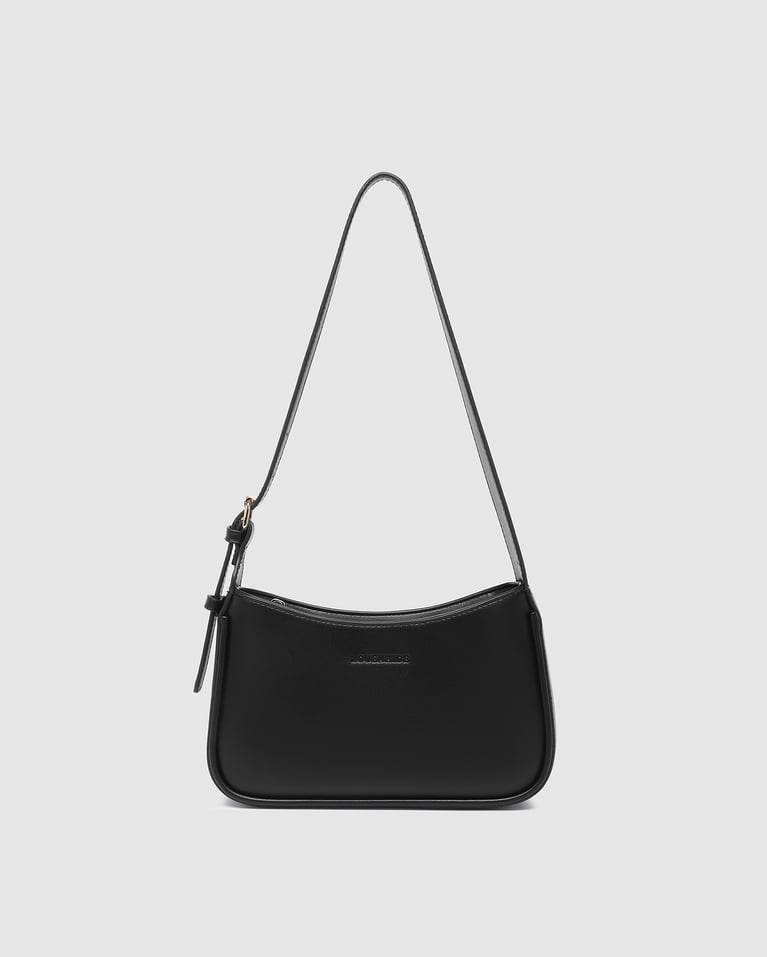 IVY SHOULDER BAG by in BLACK LOUENHIDE