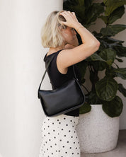 MADDIE SHOULDER BAG in BLACK by LOUENHIDE