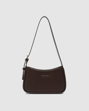IVY SHOULDER BAG in CHOCOLATE by LOUENHIDE
