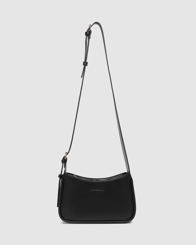 IVY SHOULDER BAG by in BLACK LOUENHIDE