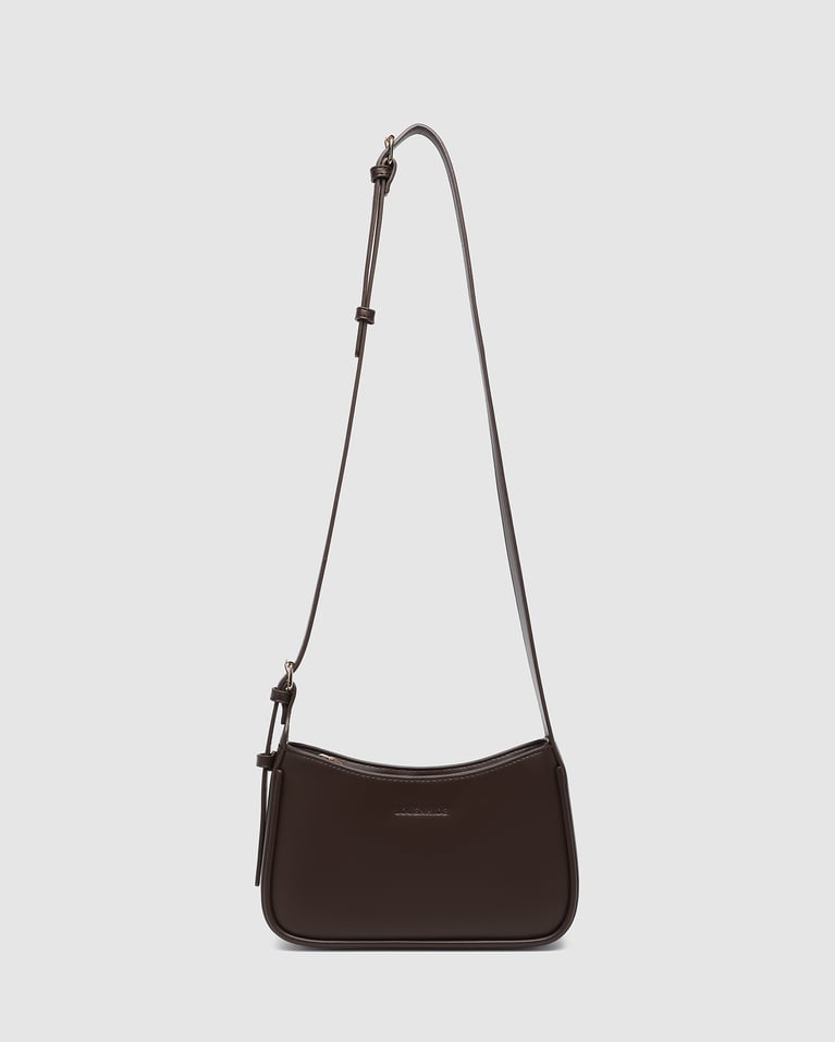 IVY SHOULDER BAG in CHOCOLATE by LOUENHIDE