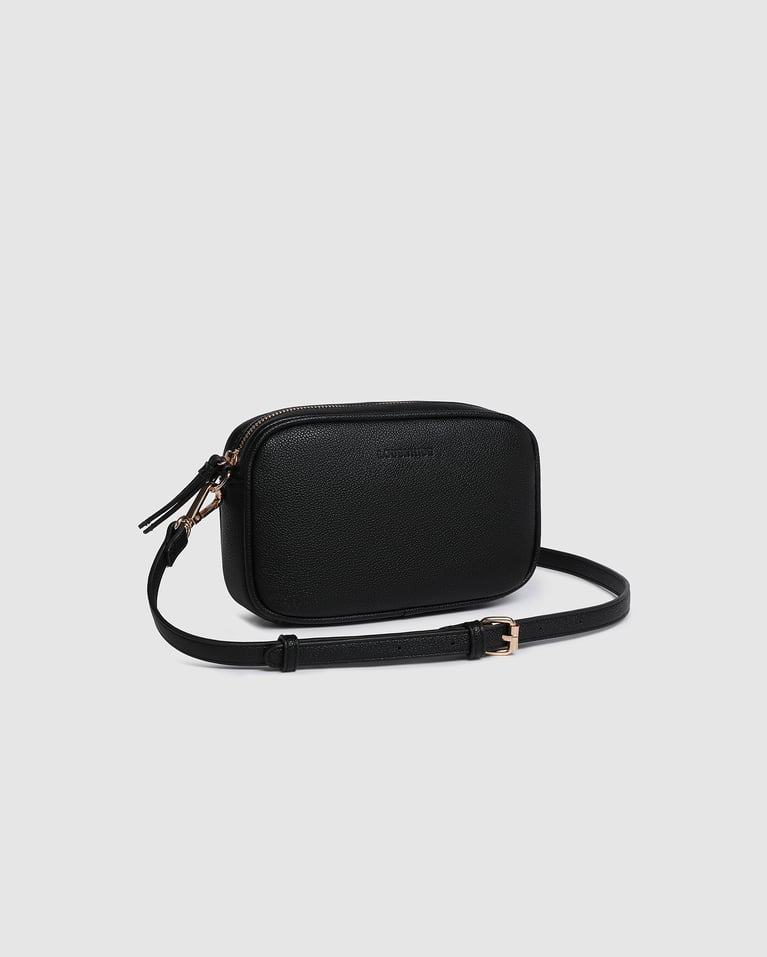BIANCA CROSSBODY BAG in BLACK by LOUENHIDE