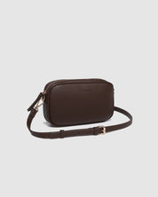 BIANCA CROSSBODY BAG in CHOCOLATE by LOUENHIDE