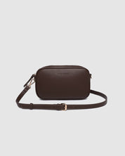 BIANCA CROSSBODY BAG in CHOCOLATE by LOUENHIDE