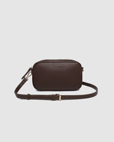 BIANCA CROSSBODY BAG in CHOCOLATE by LOUENHIDE