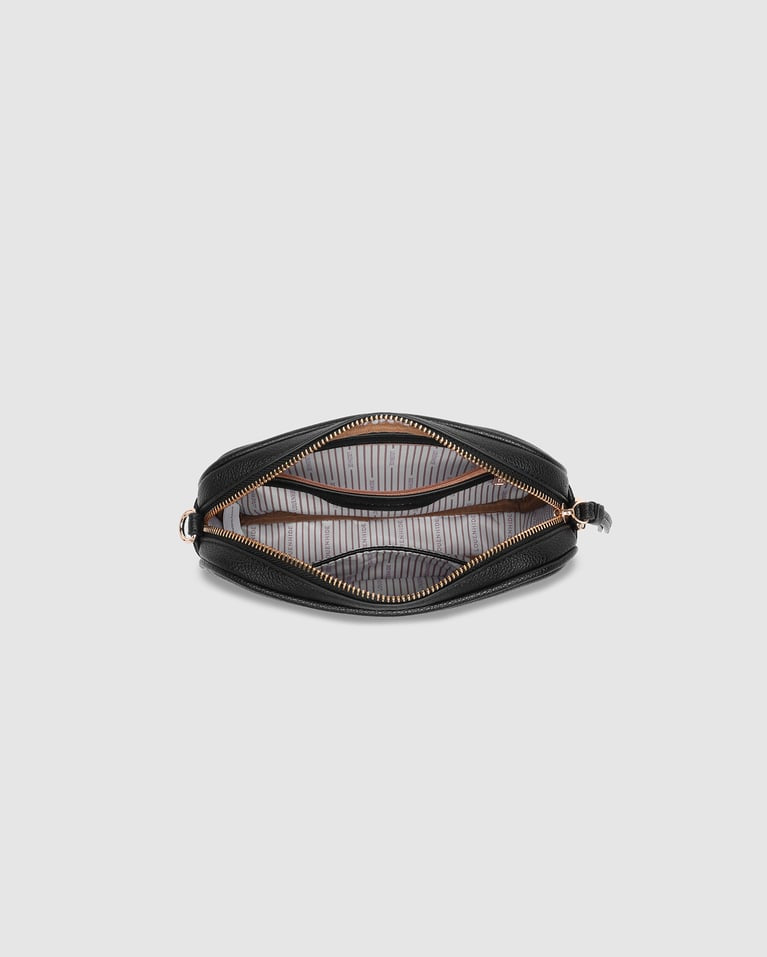 BIANCA CROSSBODY BAG in BLACK by LOUENHIDE