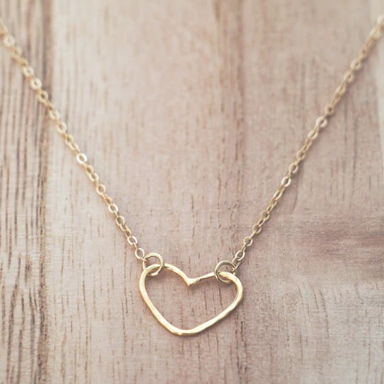 GOLD AMORE NECKLACE by GLEE JEWELRY