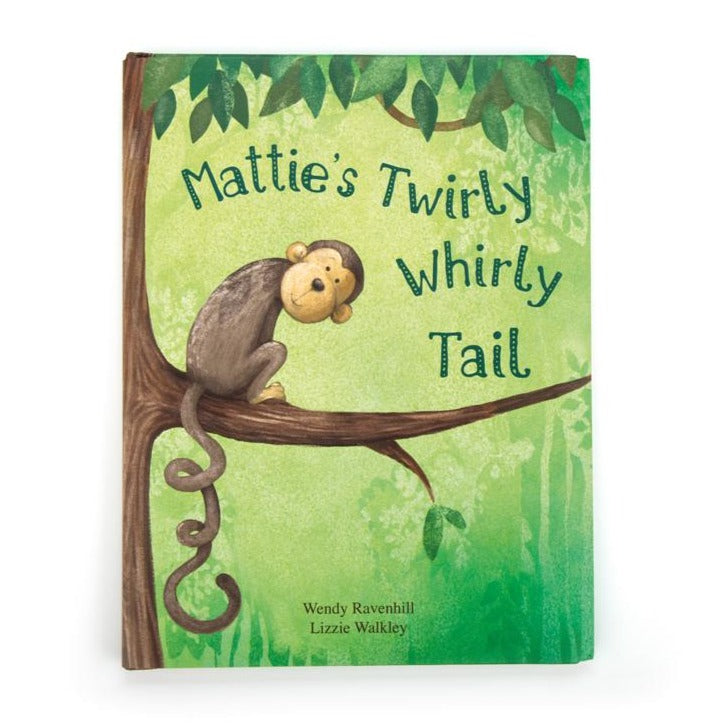 MATTIE'S TWIRLY WHIRLY TAIL BOOK by JELLYCAT