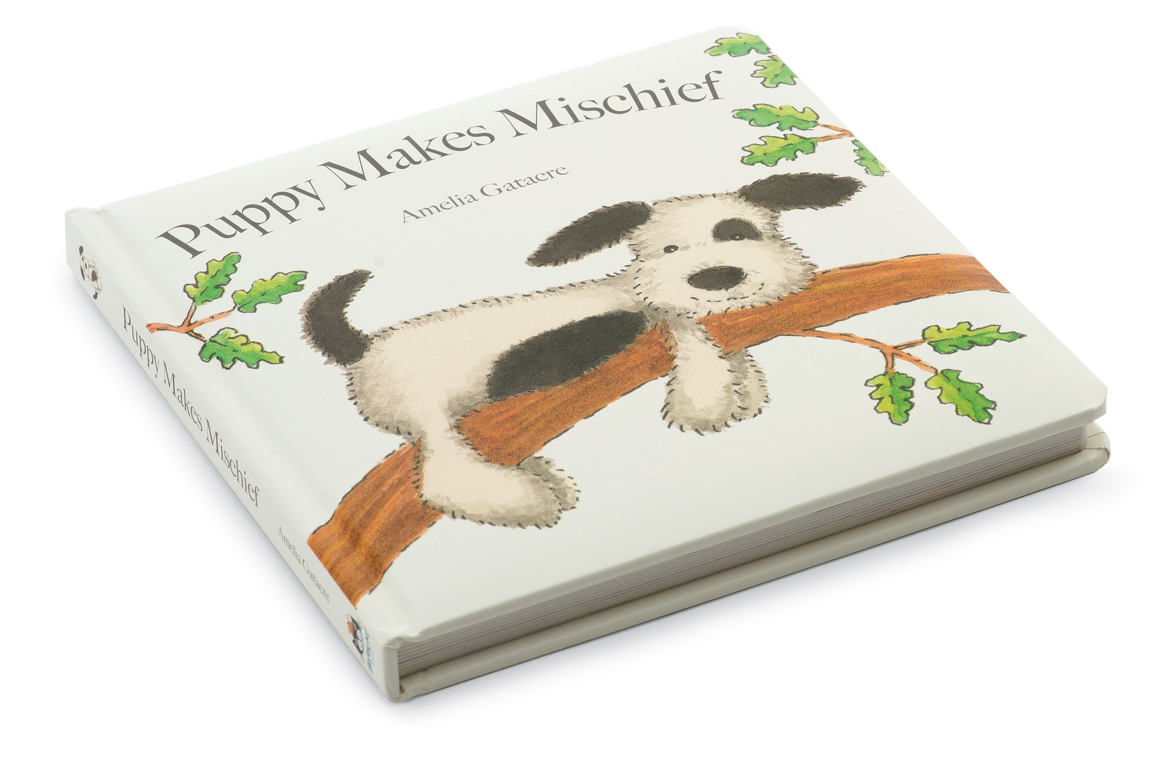 PUPPY MAKES MISCHIEF BOOK by JELLYCAT